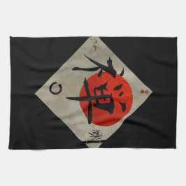 Zenen med Ensō cirklar #2 Kökshandduk