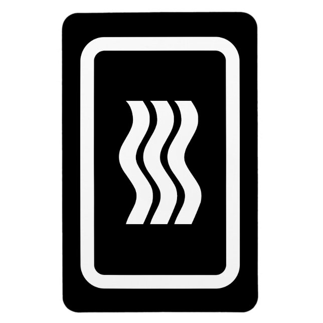 Zener Card | 3 LODRÄT VÅGIGT LINJER Magnet (Vertikal)