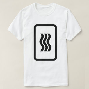 Zener Card 3 LODRÄT VÅGIGT LINJER T Shirt