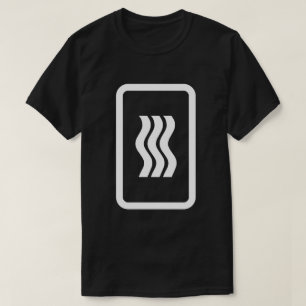 Zener Card   3 LODRÄT VÅGIGT LINJER T Shirt