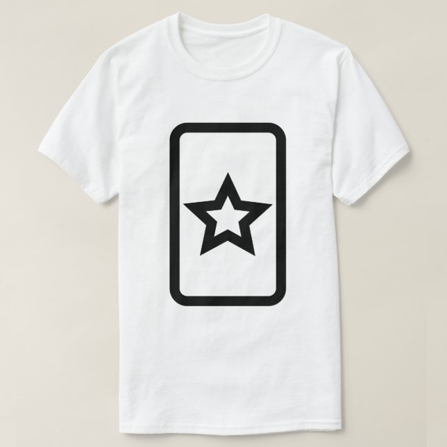 Zener Card | Ihålig 5-udd T Shirt (Design framsida)