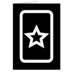 Zener Card Ihåliga 5-pekskärmskort Hälsningskort
