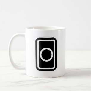 Zener Card Ofylld cirkel Kaffemugg