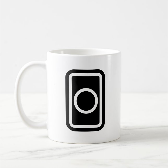 Zener Card | Ofylld cirkel Kaffemugg (Vänster)