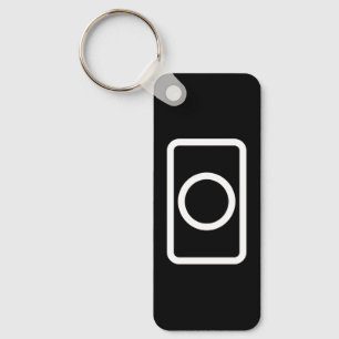 Zener Card   Ofylld cirkel Nyckelring