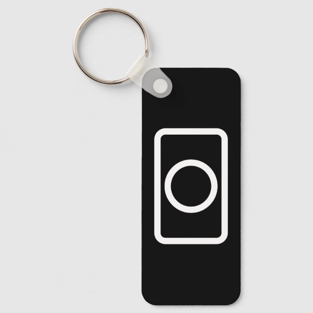 Zener Card | Ofylld cirkel Nyckelring (Framsida)