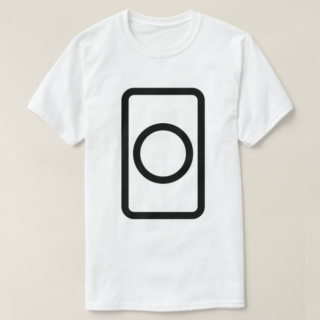 Zener Card | Ofylld cirkel T Shirt (Design framsida)