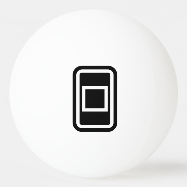 Zener Card | Ofylld kvadrat Pingisboll (Framsidan)