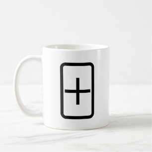 Zener Card   Plus-tecken Kaffemugg