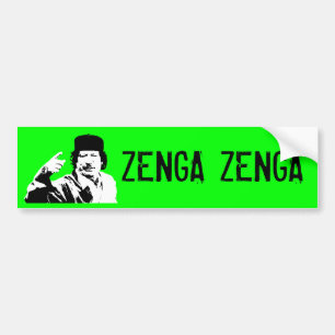 Zenga Zenga! (teknisk upplaga) Bildekal