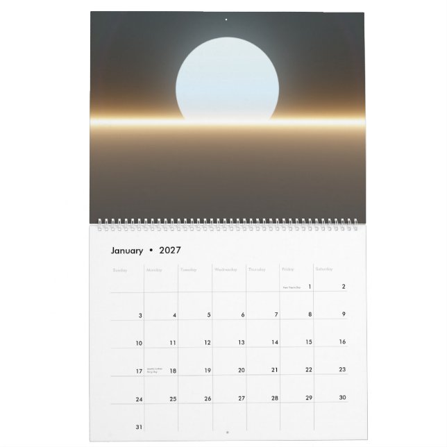 Zenhorisontkalender 2010 kalender (Jan 2027)
