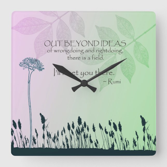 Zenidéer Fyrkantig Klocka (Framsida)