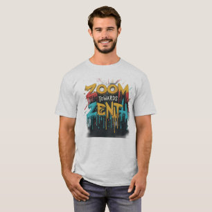 Zenith Bound: Abstrakt Cosmic Journey T Shirt