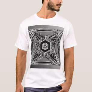 "Zenith of Existence: Taoist Tesseract Body Fract T Shirt