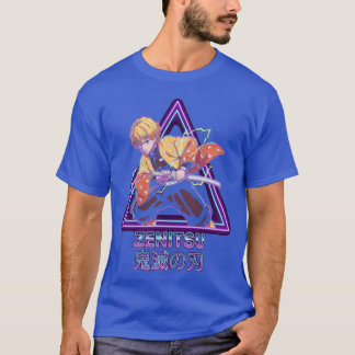 Zenitsu Agatsuma Demon Slayer Fankonst tjej T Shirt