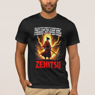 Zenitsu inspirerade anime t-shirt