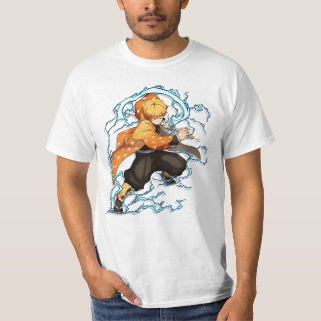 Zenitsu Kamado T Shirt (Framsida)