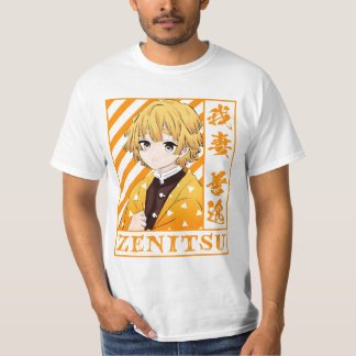 Zenitsu Kimetsy på yaiba T Shirt