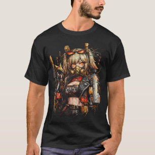 Zenless Zone Zero Burnice Vit Eld Anomali Bartende T Shirt