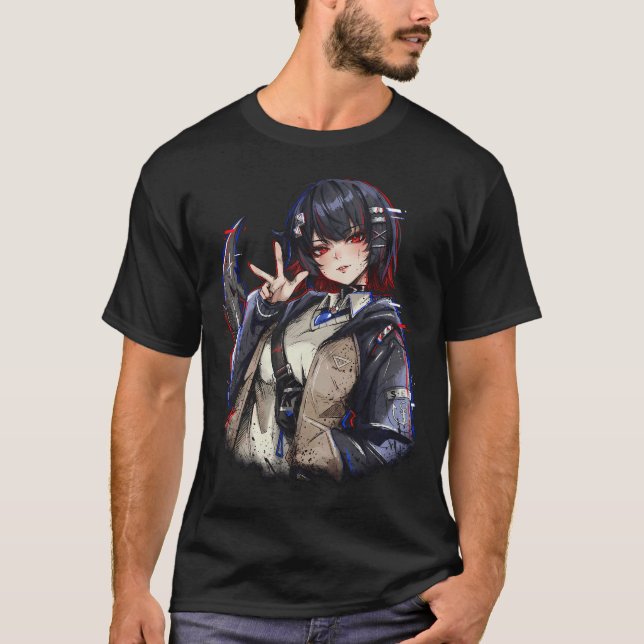 Zenless Zone Zero Ellen Joe Piga Stövlar för Strid T Shirt (Framsida)