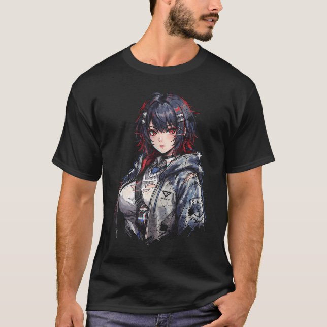 Zenless Zone Zero Ellen Joe Piga Stridsstövlar T Shirt (Framsida)
