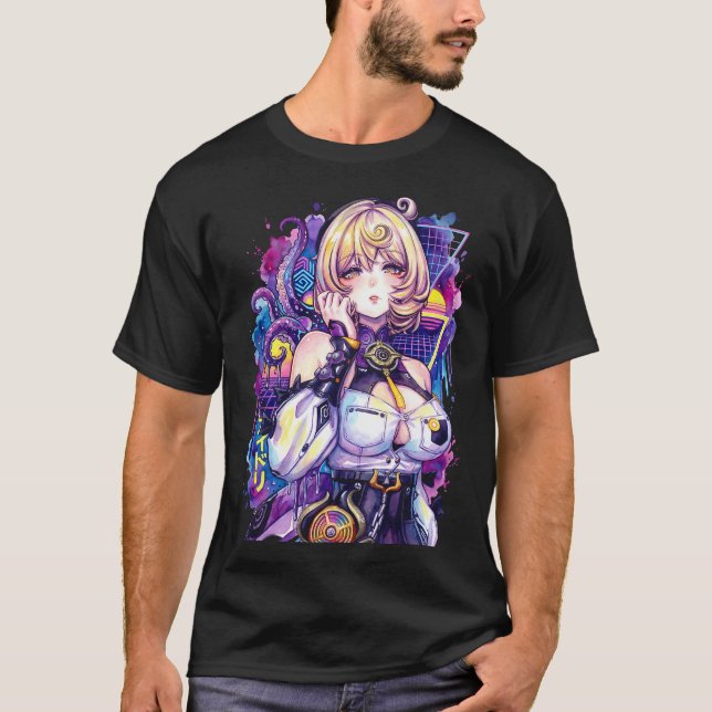 Zenless Zone Zero Yidhari Högrisk HP Bränn Vaporvå T Shirt (Framsida)