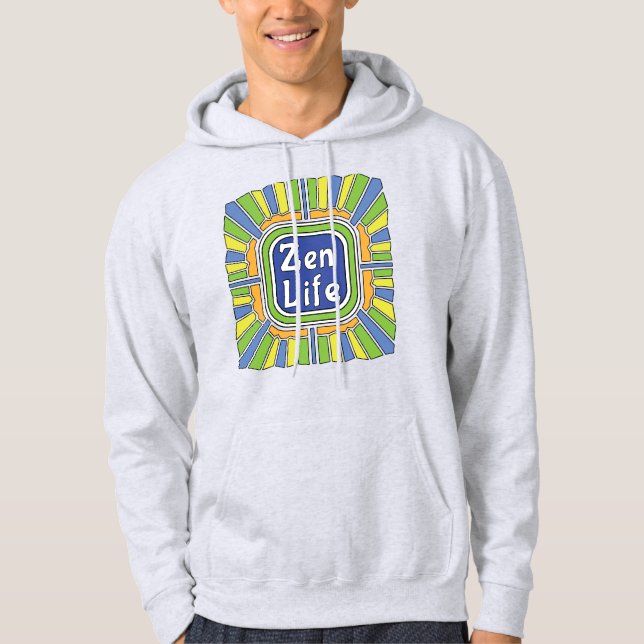 Zenlivet för mig hoodie (Framsida)