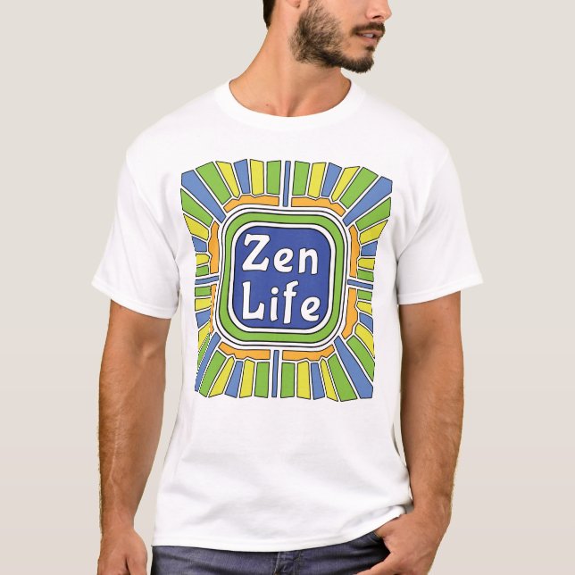 Zenlivet för mig t shirt (Framsida)