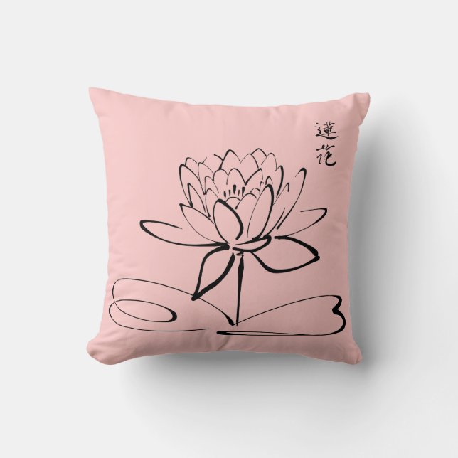Zenlotusblommablomma Kudde (Framsida)