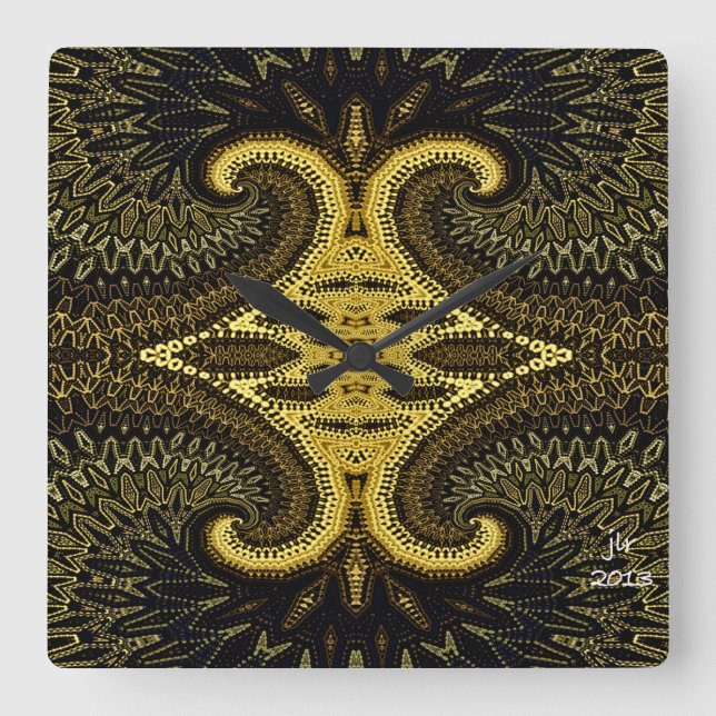 ZENMUNKVÄGGEN TAR TID PÅ FYRKANTIG KLOCKA (Framsida)