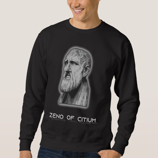 Zeno från grundaren av Stoic-skolan. Far Lång Ärmad Tröja (Framsida)