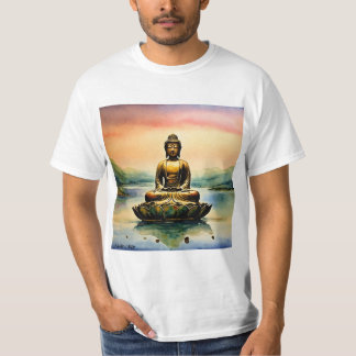 Zenreflektioner: Disline Collect för Buddha Medita T Shirt