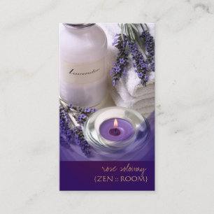Zenrum/Lavender/Violet affärskort Visitkort