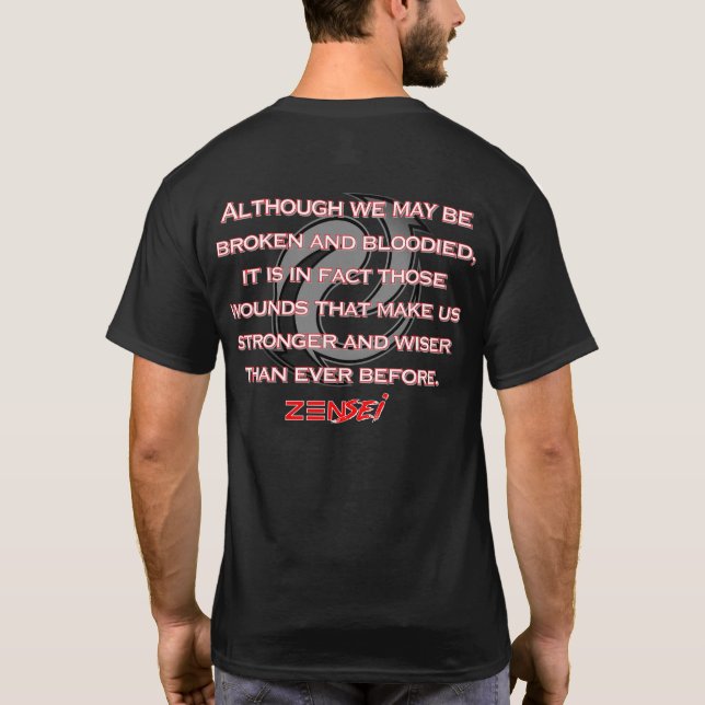 Zensei - Wiser och Stronger T-Shirt (Baksida)