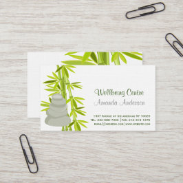 Zenstenar och bambu visitkort