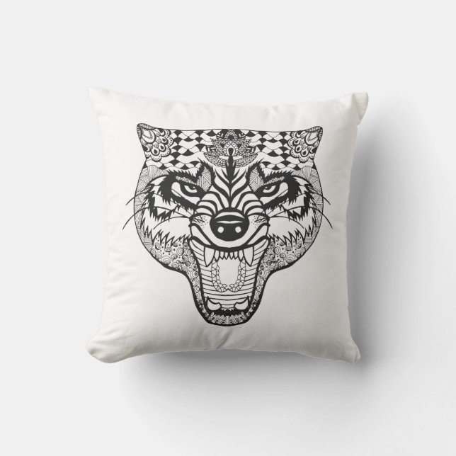 Zentangle inspirerade vargen kudde (Framsida)