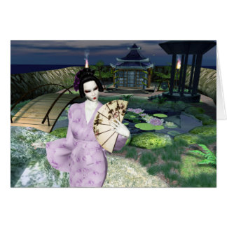 Zenträdgård Hälsningskort