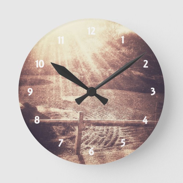 Zenträdgård Rund Klocka (Framsida)