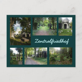 Zentralfriedhof Collage Vykort