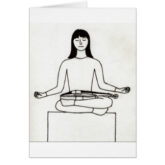 ZenViolistkort Hälsningskort