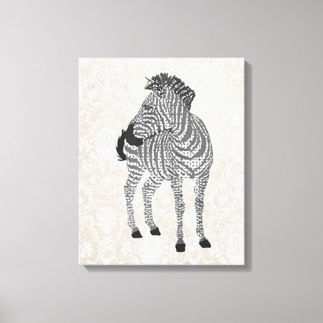 Zenya Black & White Art Canvas (Framsida)