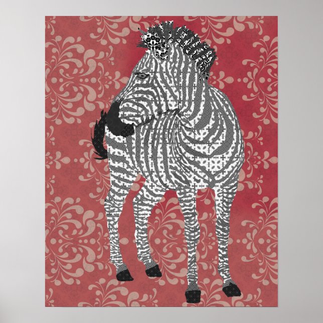 Zenya Black & White Art Poster (Framsidan)