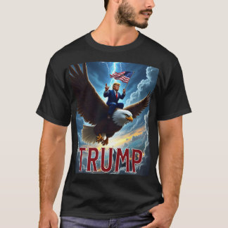 Zenzo's Atomic Political Designs President Trump R T Shirt