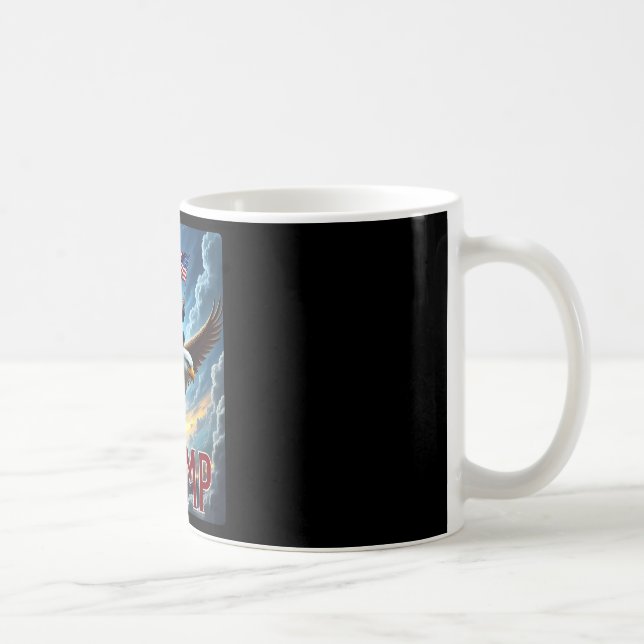 Zenzo's Atomiska Politiska Design President Trump  Kaffemugg (Höger)