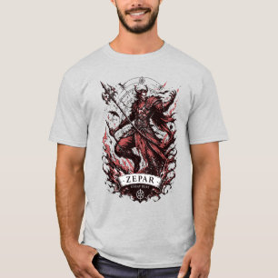 Zepar Blodröd Kommendör av Kaos T Shirt