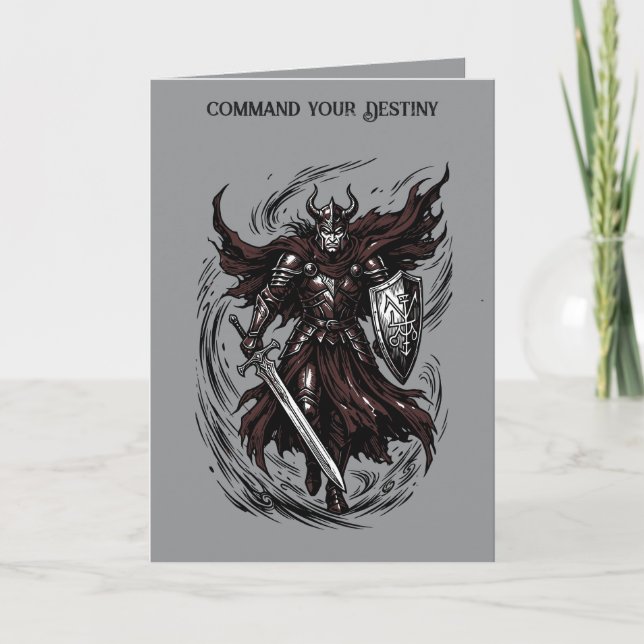 Zepar, Spjuthärskaren inom Ars Goetia Kort (Framsida)