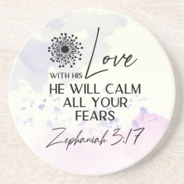 Zephaniah 3:17 Hans Kärlek lugnar din rädsla Bibel Underlägg
