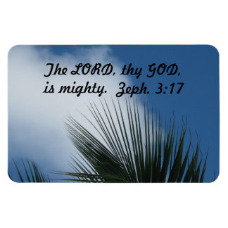 Zephaniah 3:17 Herren Gud är mäktig. Magnet