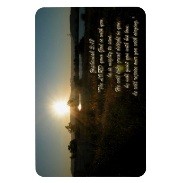 Zephaniah 3:17 Magnet (Vertikal)