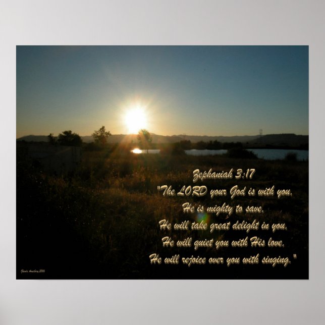 Zephaniah 3:17 SE2 Poster (Framsidan)